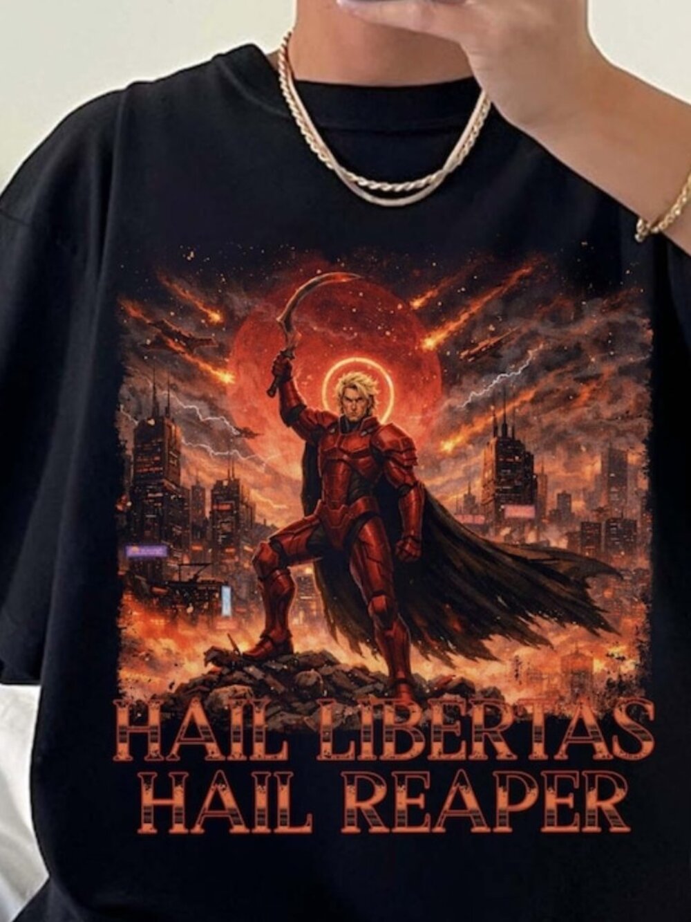 Sci-Fi Rebellion T-shirt, Space Uprising Graphic Tee